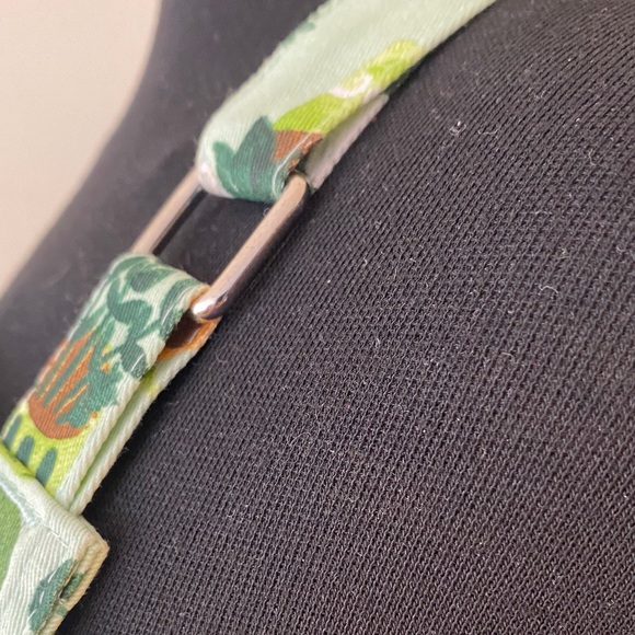 Floral Plant Print Apron 100% Cotton - Picture 3 of 7